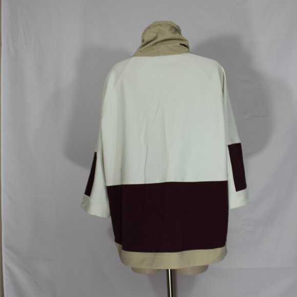 Sweaty Betty Mix It Up Colorblock Sweatshirt - SB6500 - Lily White / Multi - L - Picture 9 of 13